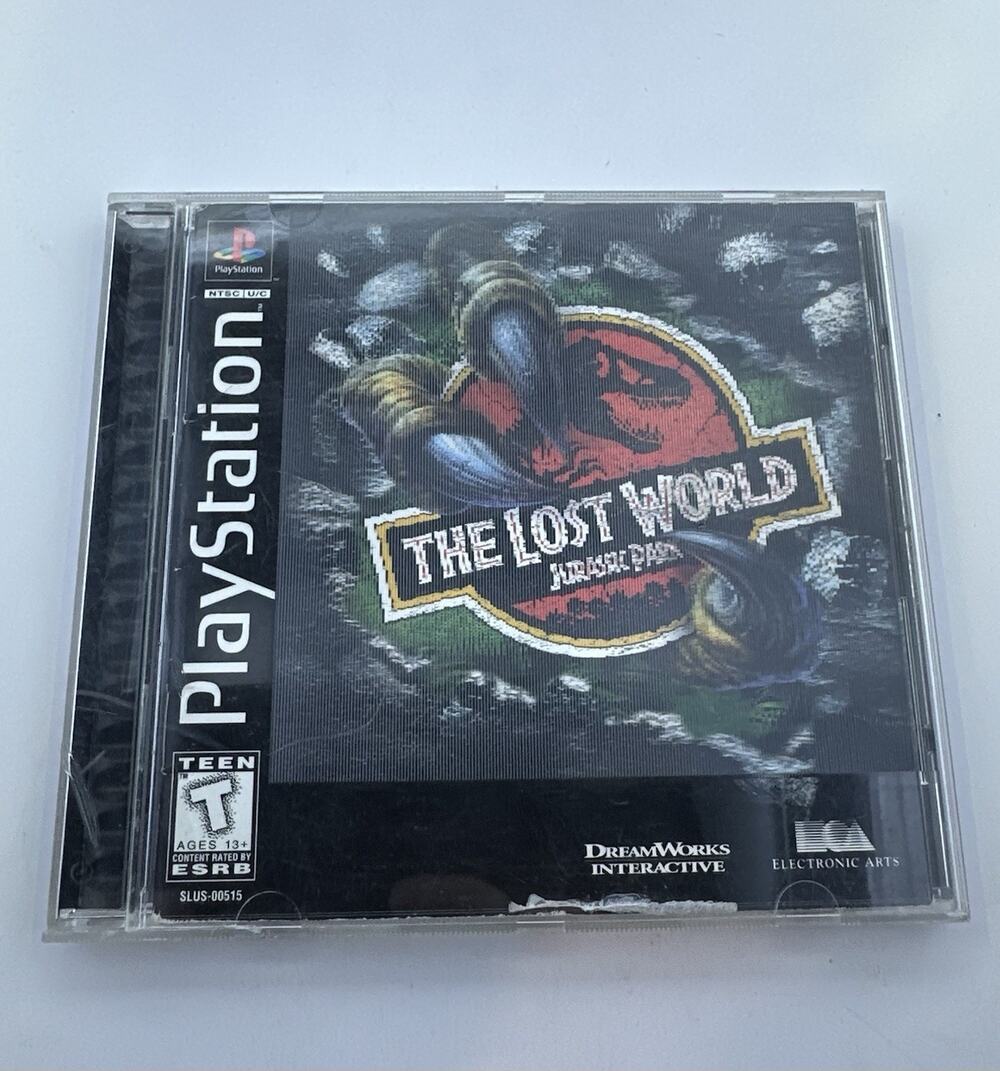 Lost World: Jurassic Park PS1 PlayStation 1 Complete CIB Black Label